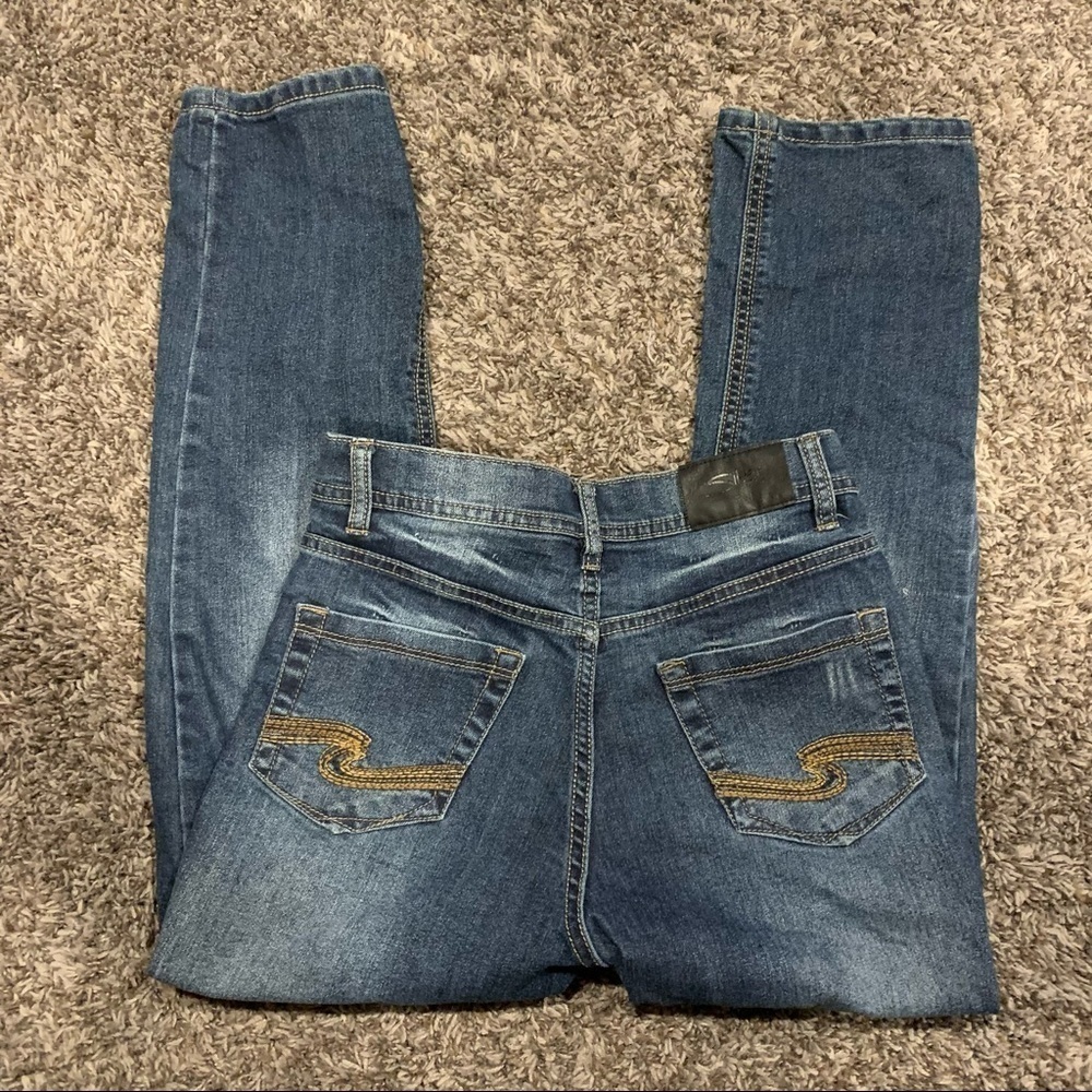 Girls Silver Jeans